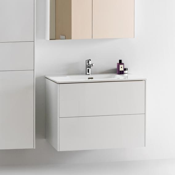 LAUFEN Pro S washbasin with Base vanity unit with 2 pull-out compartments