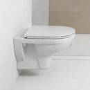 LAUFEN Pro wall-mounted washdown toilet, rimless, with toilet seat