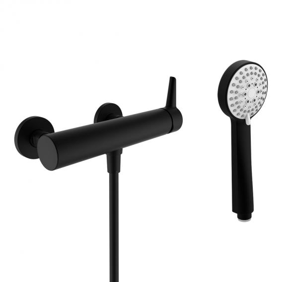 LAUFEN PURE exposed shower mixer, with hand shower set