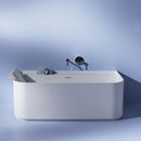 LAUFEN SONAR back-to-wall bath with panelling