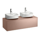 LAUFEN SONAR vanity unit for 2 countertop washbasins, with 1 pull-out compartment