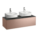 LAUFEN SONAR vanity unit for 2 countertop washbasins, with 1 pull-out compartment