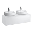 LAUFEN SONAR vanity unit for 2 countertop washbasins, with 1 pull-out compartment