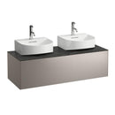 LAUFEN SONAR vanity unit for 2 countertop washbasins, with 1 pull-out compartment