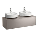 LAUFEN SONAR vanity unit for 2 countertop washbasins, with 1 pull-out compartment