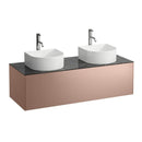 LAUFEN SONAR vanity unit for 2 countertop washbasins, with 1 pull-out compartment