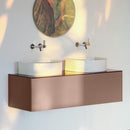 LAUFEN SONAR vanity unit for 2 countertop washbasins, with 1 pull-out compartment