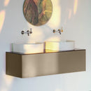 LAUFEN SONAR vanity unit for 2 countertop washbasins, with 1 pull-out compartment