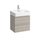 LAUFEN Space vanity unit with 2 pull-out compartments