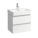 LAUFEN Space vanity unit with 2 pull-out compartments