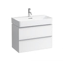 LAUFEN Space vanity unit with 2 pull-out compartments