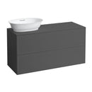 LAUFEN The New Classic vanity unit for countertop washbasin with 2 pull-out compartments