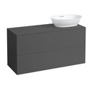 LAUFEN The New Classic vanity unit for countertop washbasin with 2 pull-out compartments