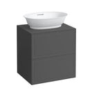 LAUFEN The New Classic vanity unit for countertop washbasin with 2 pull-out compartments