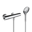 LAUFEN Thermofit exposed, thermostatic shower mixer, with hand shower set