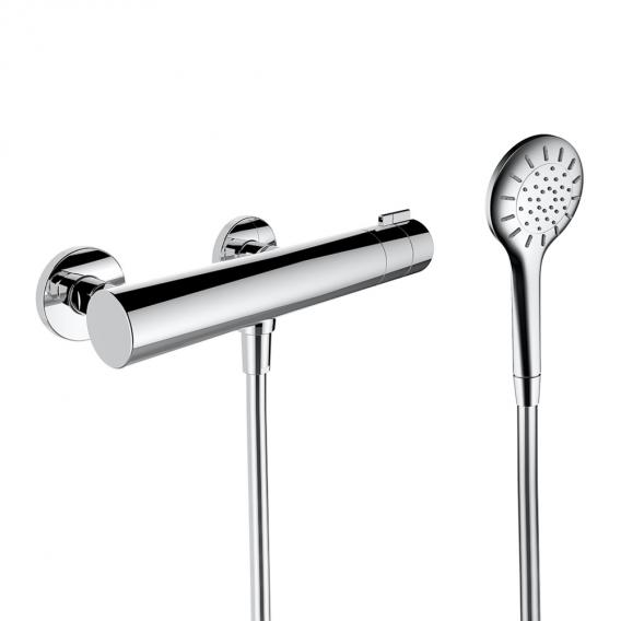 LAUFEN Twinplus exposed, thermostatic shower mixer, with hand shower set