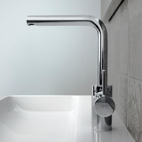 LAUFEN Twinplus single-lever basin mixer, with Eco+