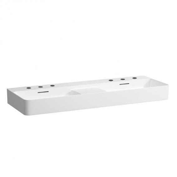 LAUFEN VAL double washbasin with shelf surface