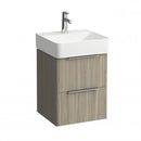 LAUFEN VAL hand washbasin with Base vanity unit with 2 pull-out compartments