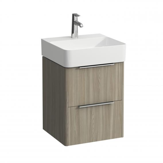 LAUFEN VAL hand washbasin with Base vanity unit with 2 pull-out compartments