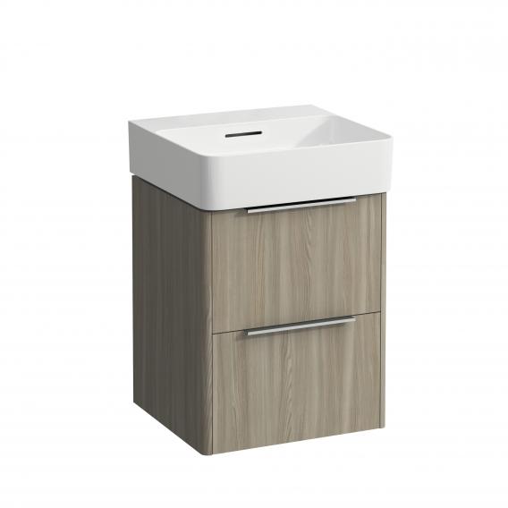 LAUFEN VAL hand washbasin with Base vanity unit with 2 pull-out compartments