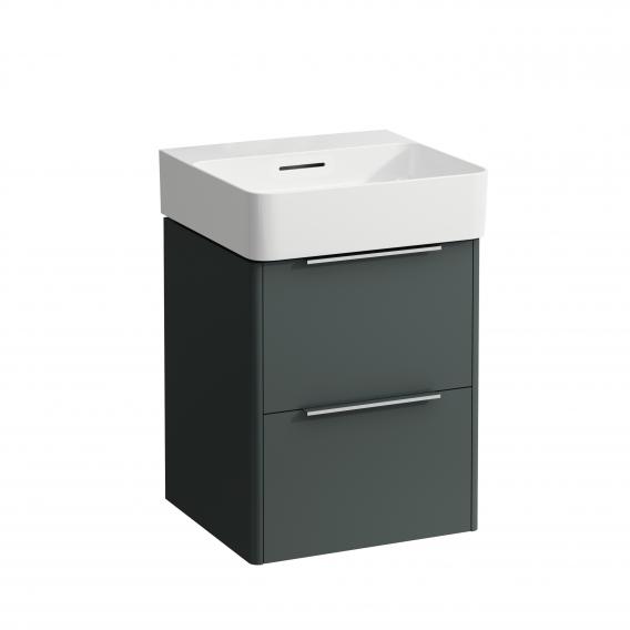 LAUFEN VAL hand washbasin with Base vanity unit with 2 pull-out compartments