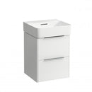 LAUFEN VAL hand washbasin with Base vanity unit with 2 pull-out compartments