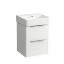 LAUFEN VAL hand washbasin with Base vanity unit with 2 pull-out compartments