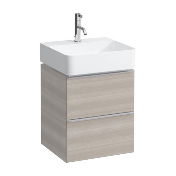 Laufen VAL hand washbasin with Space vanity unit with 2 pull-out compartments