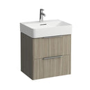 LAUFEN VAL washbasin with Base vanity unit with 2 pull-out compartments