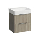 LAUFEN VAL washbasin with Base vanity unit with 2 pull-out compartments