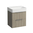 LAUFEN VAL washbasin with Base vanity unit with 2 pull-out compartments