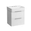 LAUFEN VAL washbasin with Base vanity unit with 2 pull-out compartments