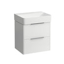 LAUFEN VAL washbasin with Base vanity unit with 2 pull-out compartments