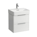 LAUFEN VAL washbasin with Base vanity unit with 2 pull-out compartments