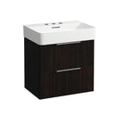 LAUFEN VAL washbasin with Base vanity unit with 2 pull-out compartments