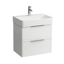 LAUFEN VAL washbasin with Base vanity unit with 2 pull-out compartments
