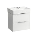LAUFEN VAL washbasin with Base vanity unit with 2 pull-out compartments