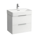 LAUFEN VAL washbasin with Base vanity unit with 2 pull-out compartments