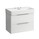 LAUFEN VAL washbasin with Base vanity unit with 2 pull-out compartments