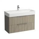 LAUFEN VAL washbasin with Base vanity unit with 2 pull-out compartments