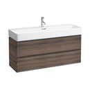 LAUFEN VAL washbasin with Space vanity unit with 2 pull-out compartments