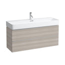 LAUFEN VAL washbasin with Space vanity unit with 2 pull-out compartments