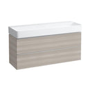 LAUFEN VAL washbasin with Space vanity unit with 2 pull-out compartments