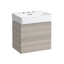 LAUFEN VAL washbasin with Space vanity unit with 2 pull-out compartments