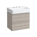 LAUFEN VAL washbasin with Space vanity unit with 2 pull-out compartments