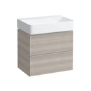 LAUFEN VAL washbasin with Space vanity unit with 2 pull-out compartments