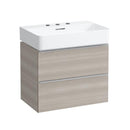 LAUFEN VAL washbasin with Space vanity unit with 2 pull-out compartments