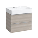 LAUFEN VAL washbasin with Space vanity unit with 2 pull-out compartments
