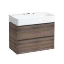 LAUFEN VAL washbasin with Space vanity unit with 2 pull-out compartments